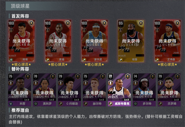 美职篮绝对巨星阵容推荐图片4