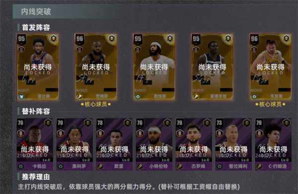 美职篮绝对巨星阵容推荐图片1